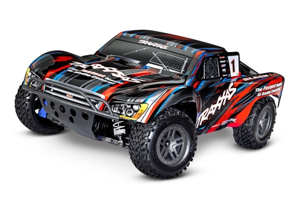 TRX68154-4RED SLASH 4X4 GRÜN 1/10 SHORT-COURSE RTR BL-2S BRUSHLESS rot